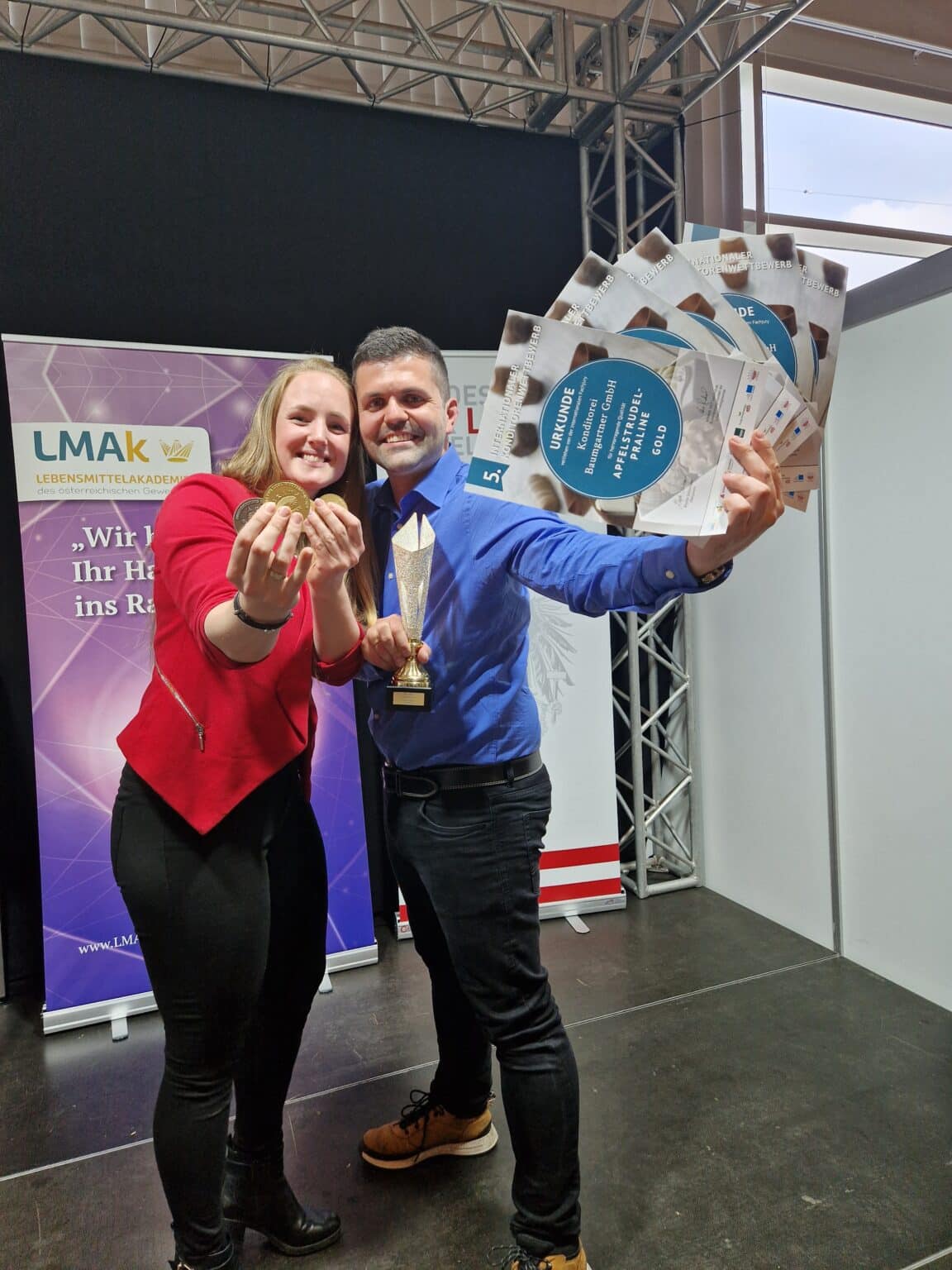 Julia und Mathias Baumgartner mit Auszeichnungen