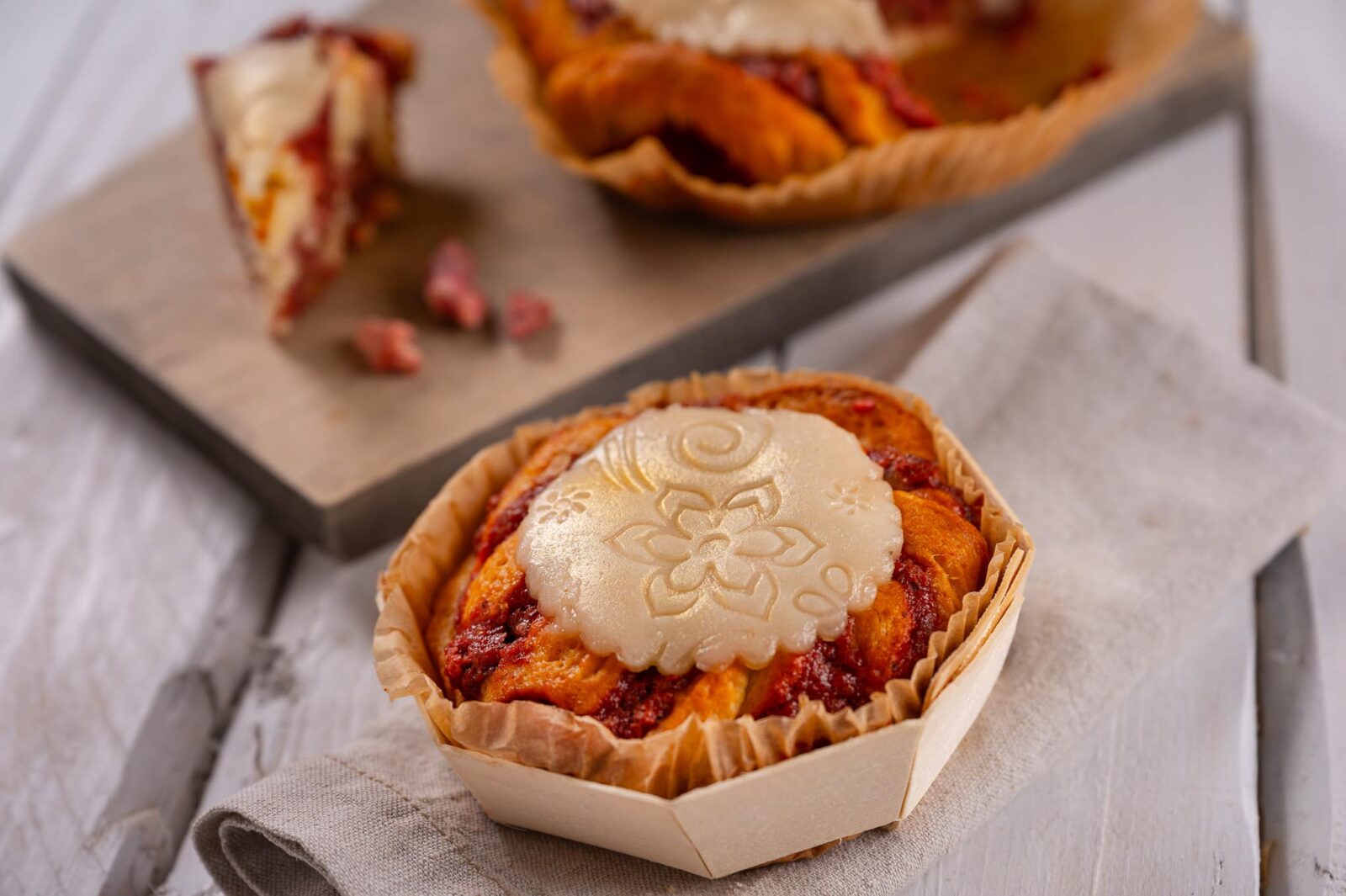 Walnuss Praliné Stollen – Bild 2
